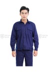 Quần áo công nhân lao động TK43 màu xanh tím than, Size M
