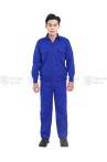 Đồng phục công nhân TK42 cao cấp, quần áo công nhân màu xanh dương, Size M