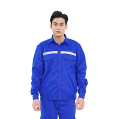 Đồng phục công nhân TK53, Quần áo công nhân cao cấp có phản quang, Size M