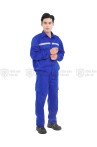 Đồng phục công nhân TK53, Quần áo công nhân cao cấp có phản quang, Size M