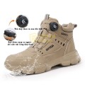 Giày bảo hộ lao động Zboot Z117 thiết kế nút vặn công nghệ mới, chống đinh, chống va đập mạnh, Size 42