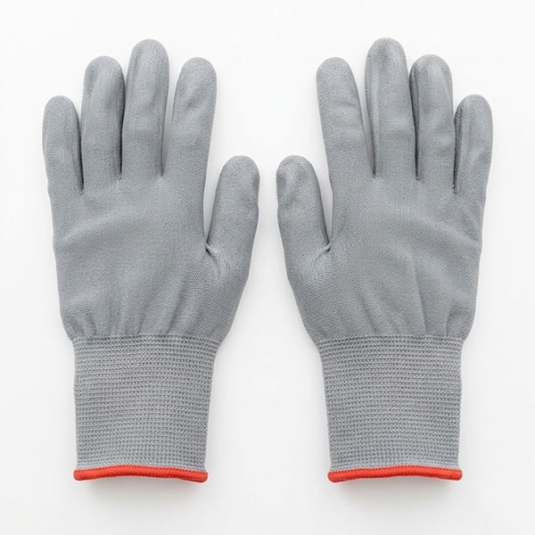 Găng tay sợi không phủ PU màu xám 215g GT150
