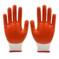 Găng tay sợi phủ cao su màu cam siêu bền GT136