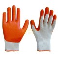 Găng tay sợi phủ cao su màu cam siêu bền GT136