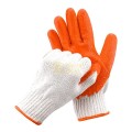 Găng tay sợi phủ cao su màu cam siêu bền GT136