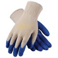 Găng tay sợi len phủ sơn xanh lòng bàn tay GT135