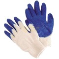 Găng tay sợi len phủ sơn xanh lòng bàn tay GT135