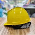Mũ bảo hộ lao động công nhân Dũng Phong không xốp M121, Màu vàng