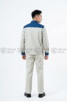 Quần áo bảo hộ lao động cho kỹ sư kỹ thuật, quần áo công nhân TK01, Size M - Vải kaki liên doanh