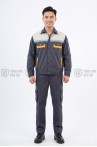[BÁN CHẠY] Quần áo bảo hộ lao động cao cấp cho kỹ sư, kỹ thuật thoáng mát TK02, Size M - Vải kaki liên doanh