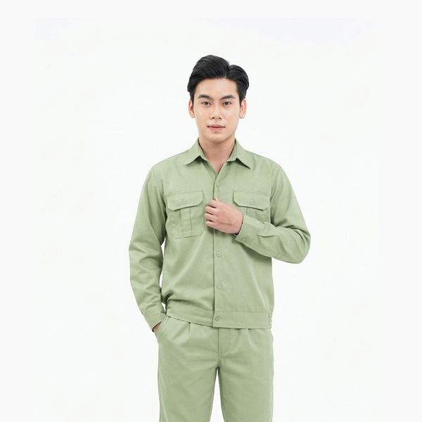 Quần áo bảo hộ lao động cho kỹ sư kỹ thuật TK44, Size M - Vải kaki liên doanh