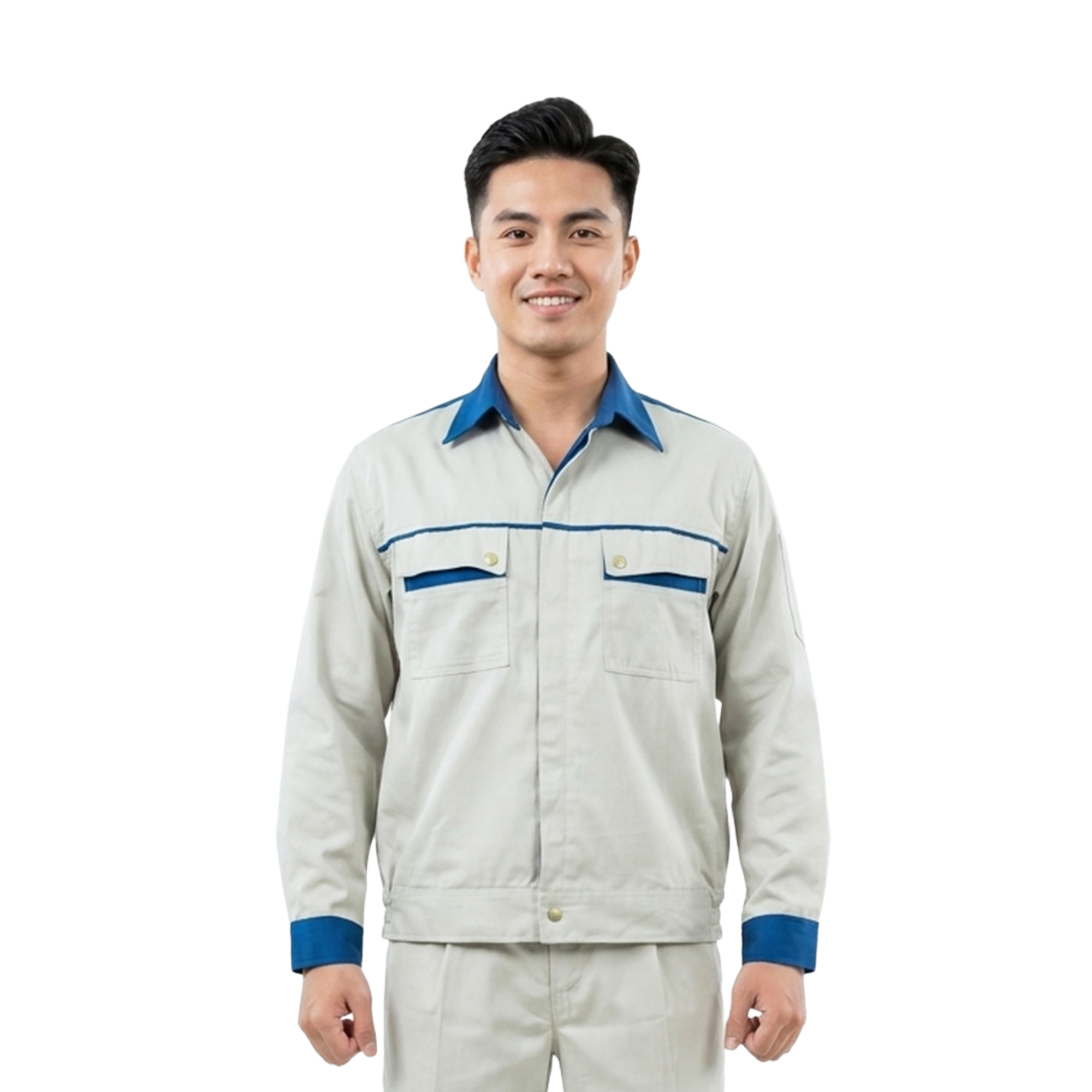 Quần áo bảo hộ lao động cho kỹ sư kỹ thuật, quần áo công nhân TK01