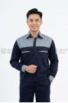 [BÁN CHẠY] Quần áo bảo hộ lao động TK06 bền màu cho kỹ sư, kỹ thuật, công nhân , Size M - Vải kaki liên doanh