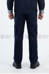 [BÁN CHẠY] Quần áo bảo hộ lao động TK06 bền màu cho kỹ sư, kỹ thuật, công nhân , Size M - Vải kaki liên doanh