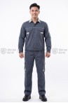 [BÁN CHẠY] Quần áo bảo hộ lao động TK07 cho kỹ thuật, kỹ sư, siêu bền thoáng mát, Size M - Vải kaki liên doanh
