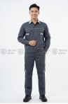 [BÁN CHẠY] Quần áo bảo hộ lao động TK07 cho kỹ thuật, kỹ sư, siêu bền thoáng mát, Size M - Vải kaki liên doanh
