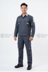[BÁN CHẠY] Quần áo bảo hộ lao động TK07 cho kỹ thuật, kỹ sư, siêu bền thoáng mát, Size M - Vải kaki liên doanh