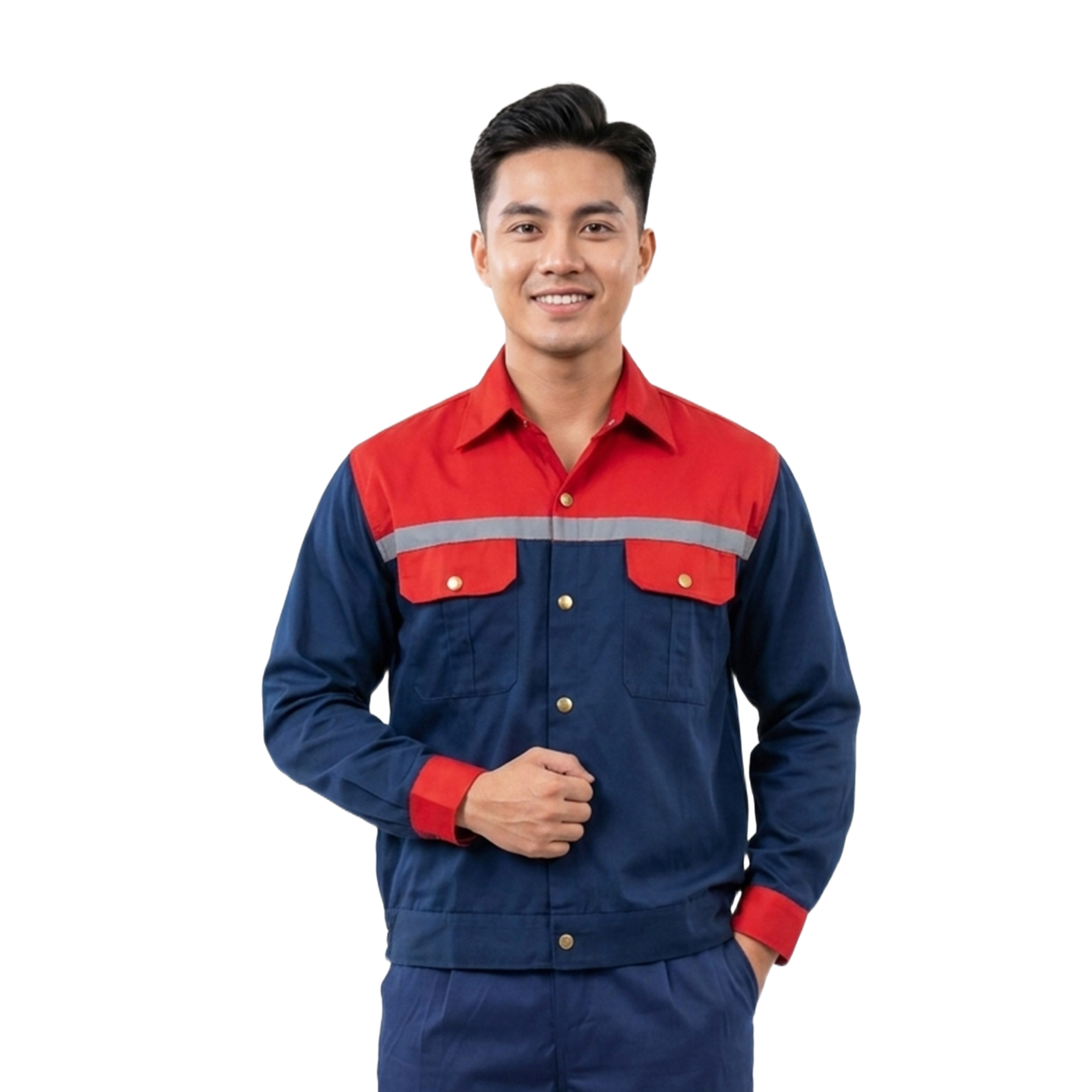 Quần áo bảo hộ lao động TK08 thời trang dành cho kỹ sư, kỹ thuật cao cấp