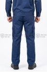 Quần áo bảo hộ lao động TK24 cho công nhân, kỹ sư thoáng mát cao cấp, Size M - Vải kaki liên doanh