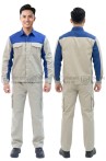 Quần áo bảo hộ lao động TK04 cao cấp, thoáng mát cho kỹ sư, kỹ thuật, Size M - Vải kaki liên doanh