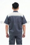 Quần áo bảo hộ lao động TK17 ngắn tay thoáng mát dành cho kỹ sư, kỹ thuật, công nhân, Size M - Vải kaki liên doanh