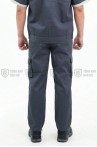 Quần áo bảo hộ lao động TK17 ngắn tay thoáng mát dành cho kỹ sư, kỹ thuật, công nhân, Size M - Vải kaki liên doanh