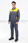 Quần áo bảo hộ lao động TK20 cho kỹ sư, kỹ thuật thời trang hiện đại, Size M - Vải kaki liên doanh