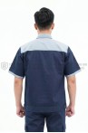 Quần áo bảo hộ lao động TK25 ngắn tay thời trang, thoáng mát cao cấp, Size M - Vải kaki liên doanh