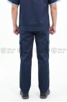 Quần áo bảo hộ lao động TK25 ngắn tay thời trang, thoáng mát cao cấp, Size M - Vải kaki liên doanh