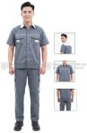 Quần áo bảo hộ lao động ngắn tay TK26 cho kỹ sư, kỹ thuật, công nhân chất liệu bền đẹp, Size M - Vải kaki liên doanh