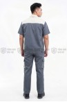 Quần áo bảo hộ lao động ngắn tay TK26 cho kỹ sư, kỹ thuật, công nhân chất liệu bền đẹp, Size M - Vải kaki liên doanh