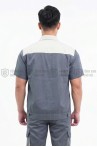 Quần áo bảo hộ lao động ngắn tay TK26 cho kỹ sư, kỹ thuật, công nhân chất liệu bền đẹp, Size M - Vải kaki liên doanh