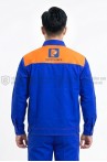 Đồng phục quần áo bảo hộ lao động xăng dầu TK15 thoáng mát, thấm hút mồ hôi tốt, Size M - Có logo