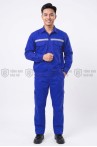 Đồng phục công nhân TK53, Quần áo công nhân cao cấp có phản quang, Size M