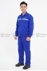 Đồng phục công nhân TK53, Quần áo công nhân cao cấp có phản quang, Size M