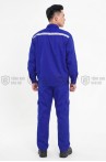 Đồng phục công nhân TK53, Quần áo công nhân cao cấp có phản quang, Size M