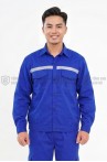Đồng phục công nhân TK53, Quần áo công nhân cao cấp có phản quang, Size M