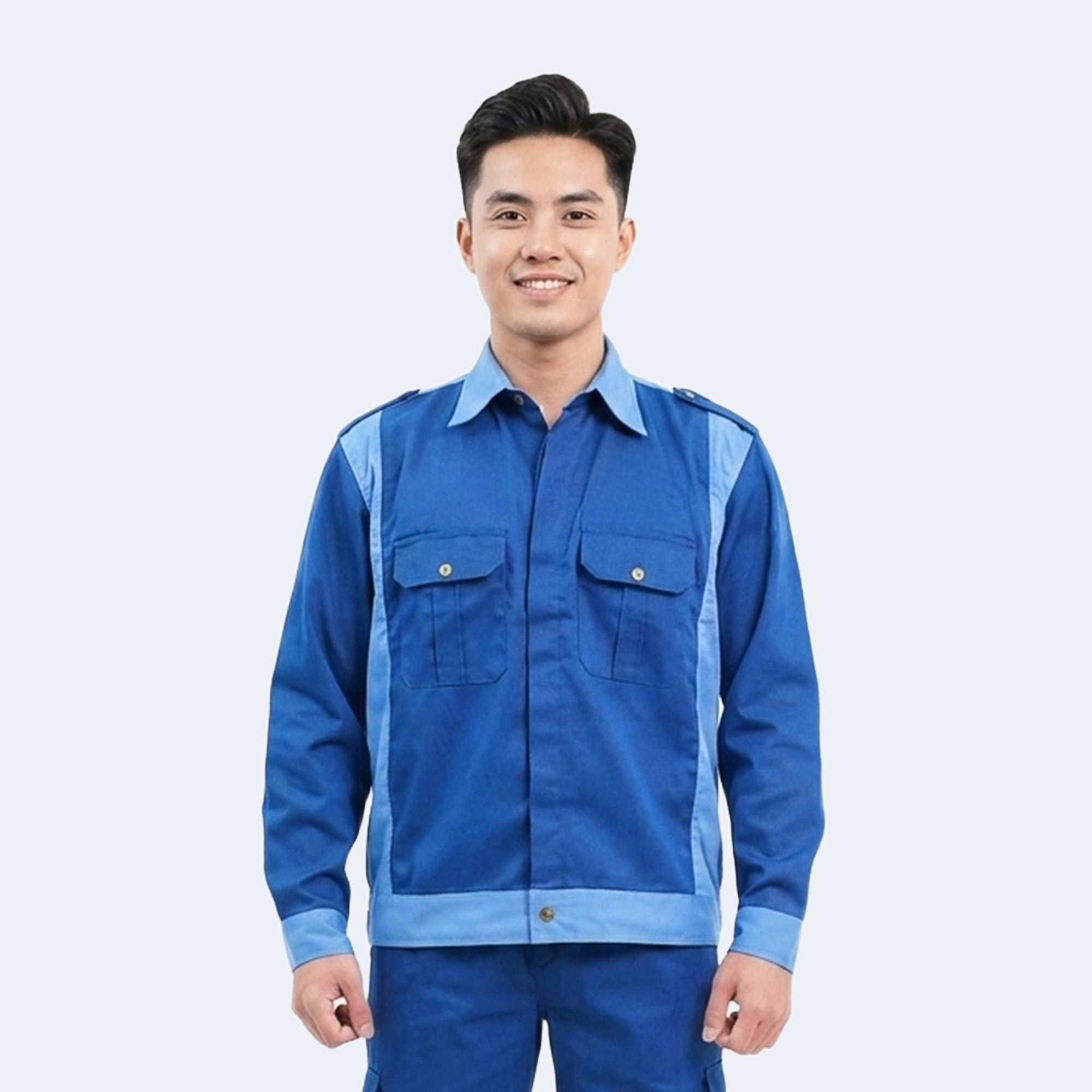 Quần áo bảo hộ lao động TK03 chuyên dụng, đồng phục kỹ sư, công nhân cao cấp