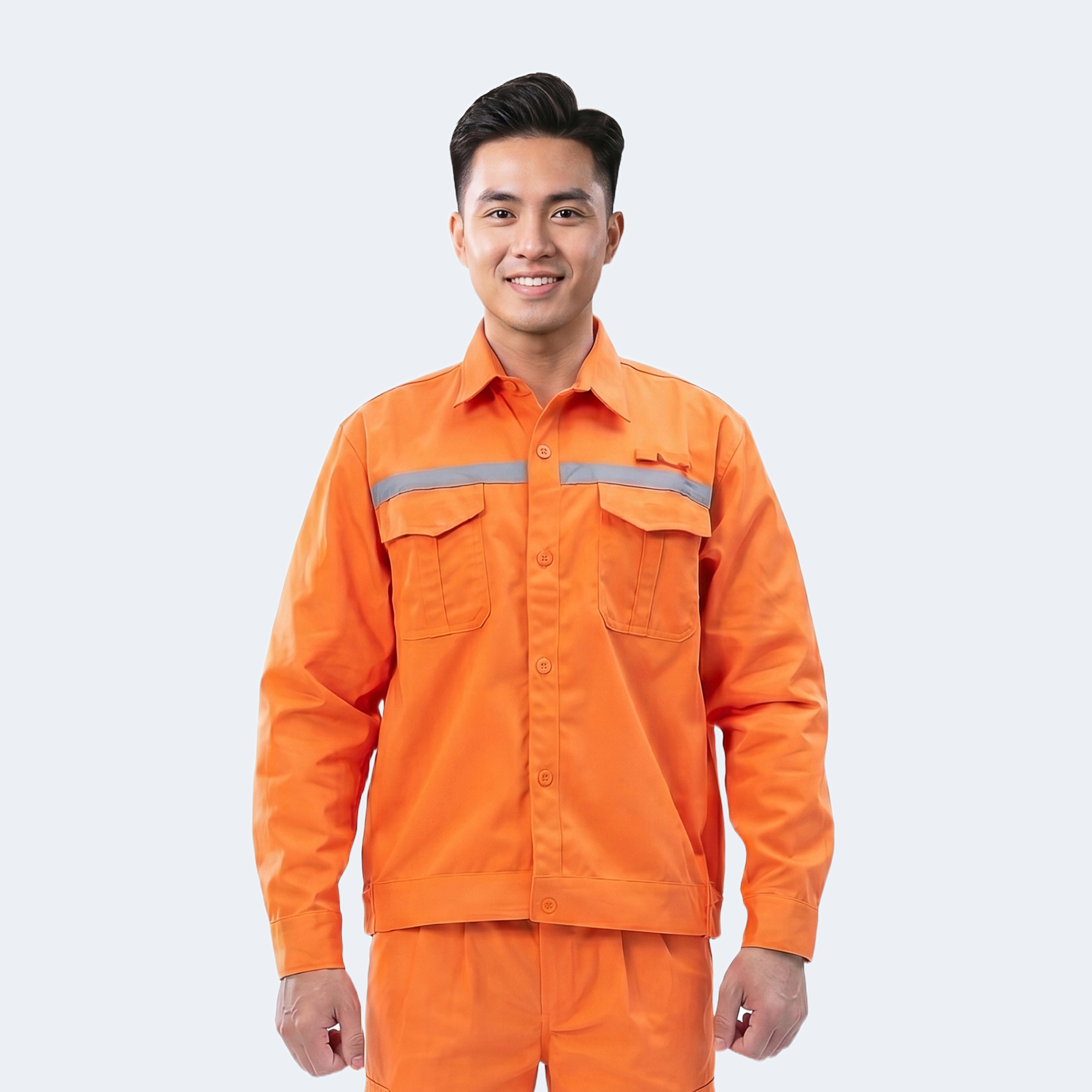Quần áo bảo hộ điện lực TK10 chất liệu cao cấp, bền màu, không xù vải