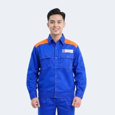 Đồng phục quần áo bảo hộ lao động xăng dầu TK15 thoáng mát, thấm hút mồ hôi tốt