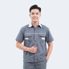 Quần áo bảo hộ lao động ngắn tay TK26 cho kỹ sư, kỹ thuật, công nhân chất liệu bền đẹp