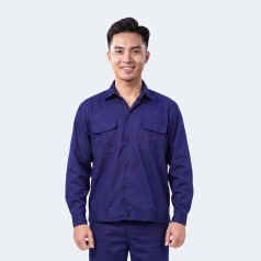 Quần áo công nhân lao động TK43 màu xanh tím than