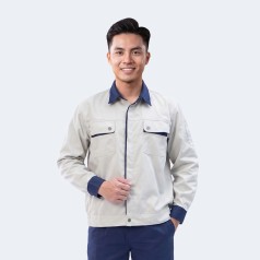 Quần áo bảo hộ lao động TK71 chất liệu dày dặn, chuẩn form cho kỹ sư, kỹ thuật