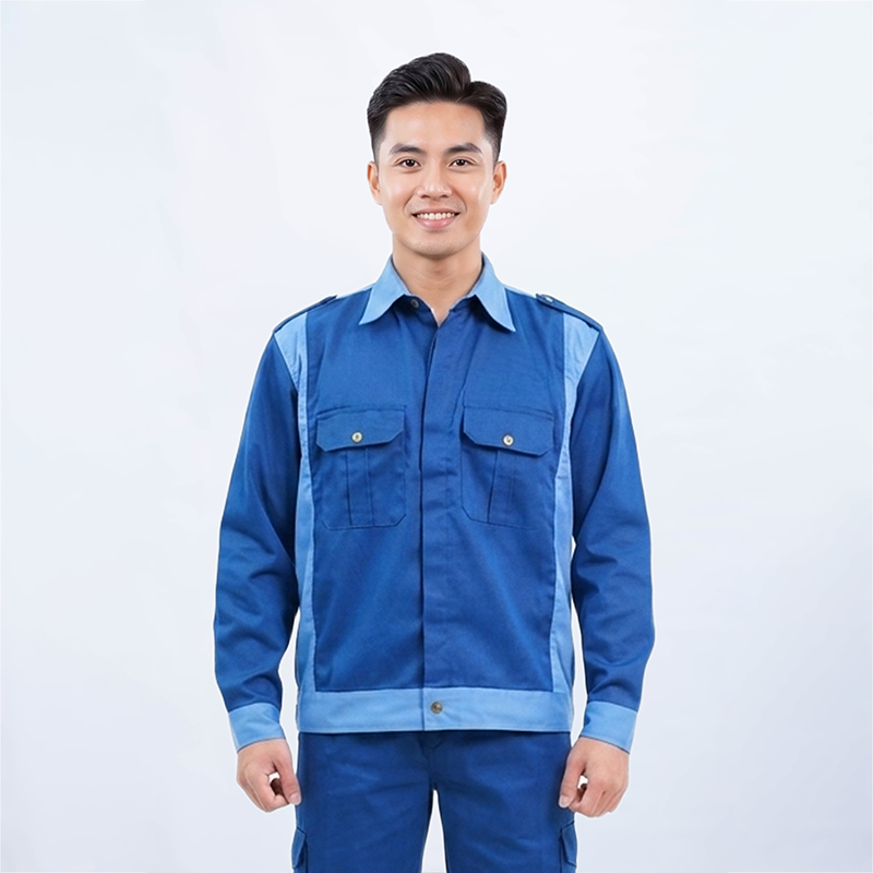 Quần áo bảo hộ lao động TK03 chuyên dụng, đồng phục kỹ sư, công nhân cao cấp