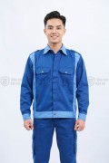 Quần áo bảo hộ lao động TK03 chuyên dụng, đồng phục kỹ sư, công nhân cao cấp, Size M - Vải kaki liên doanh