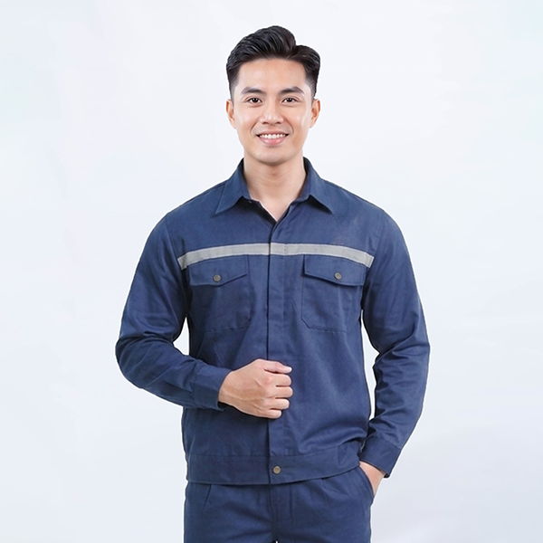 Quần áo bảo hộ lao động TK24 cho công nhân, kỹ sư thoáng mát cao cấp