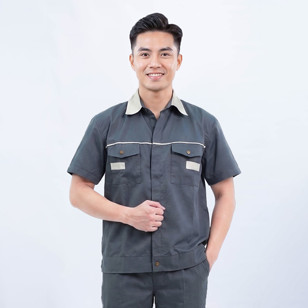 Quần áo bảo hộ lao động ngắn tay TK26 cho kỹ sư, kỹ thuật, công nhân chất liệu bền đẹp