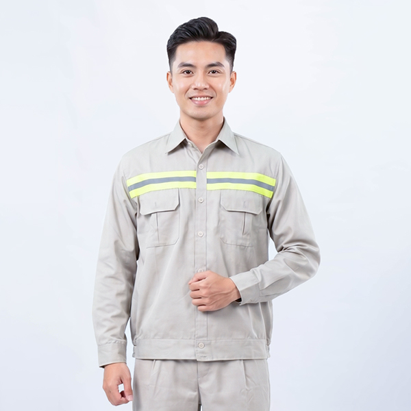 Quần áo bảo hộ lao động TK49 thiết kế chuyên nghiệp cho kỹ sư, nhân viên kỹ thuật, công nhân