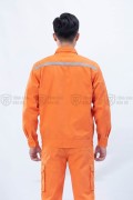 Quần áo bảo hộ điện lực TK10 chất liệu cao cấp, bền màu, không xù vải, Size M - Vải pangrim thường