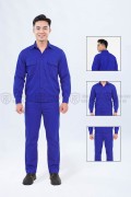 Đồng phục công nhân TK42 cao cấp, quần áo công nhân màu xanh dương, Size 6(M)
